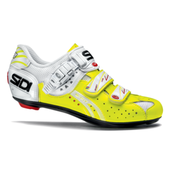 SIDI Shoe Genius 5-Fit Carbon Lucido white/yellow fluo