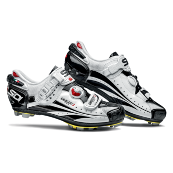 SIDI Shoe MTB Dragon 3 SRS Vernice Carbon Comp white/black