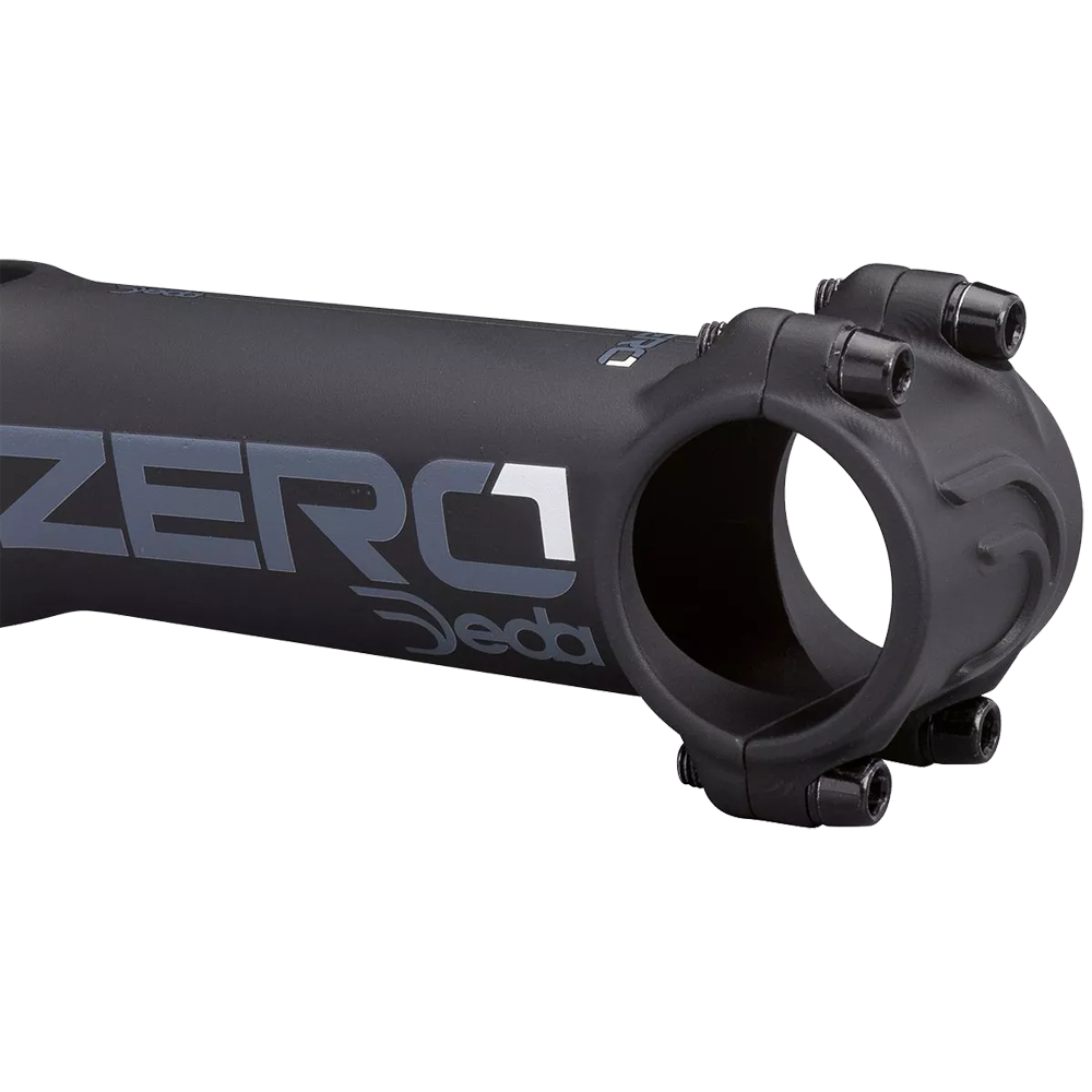 DEDA ELEMENTI Zero 1 シュレッドレスステム 80mm 82度 31.7mm BOB ブラックオンブラック アヘッドステム Zero1
