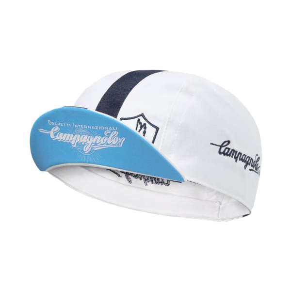 CAMPAGNOLO Cap Premium Cycling Cap white/blue - Image 2