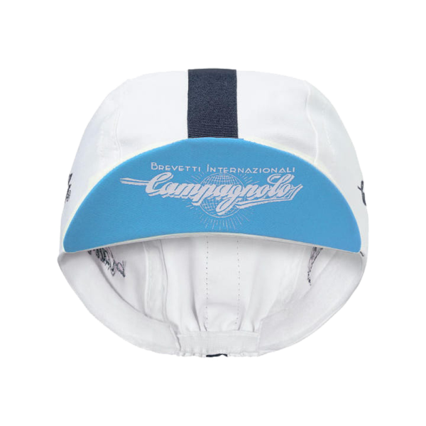 CAMPAGNOLO Cap Premium Cycling Cap white/blue - Image 4