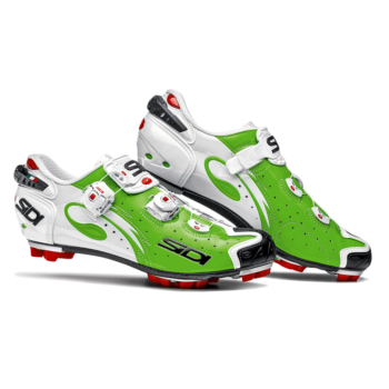 SIDI Shoe MTB Drako Carbon SRS Vernice green fluo/white