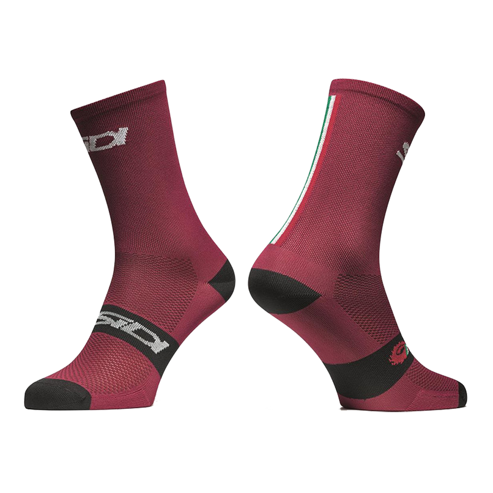 SIDI Socks 325 Trace burgundy red/black