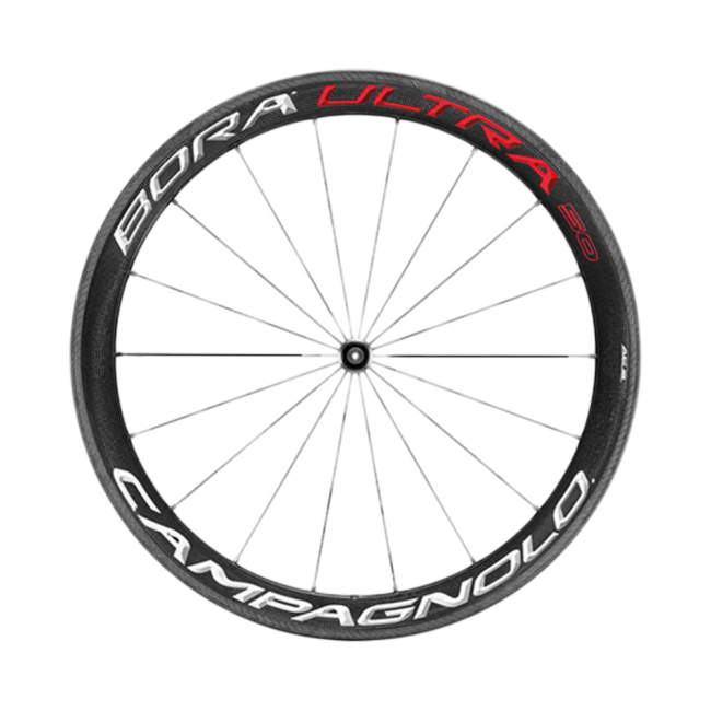 CAMPAGNOLO Front Wheel Bora Ultra 50 Clincher bright label