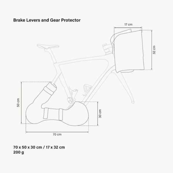 SCICON Bike Bag Kit Brake Lever and Gear Protector - Image 5