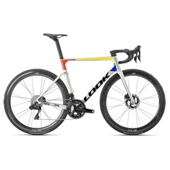 LOOK Bike 795 Blade RS Disc Dura Ace Di2 | Corima WS EVO | iconic platinum white