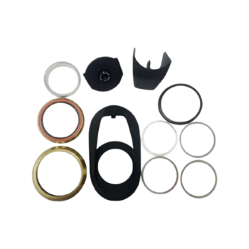SYNCROS Headset Drop In 1-1/4" & 1-1/2" TAPERED w Foil Spacer/Stem Kit