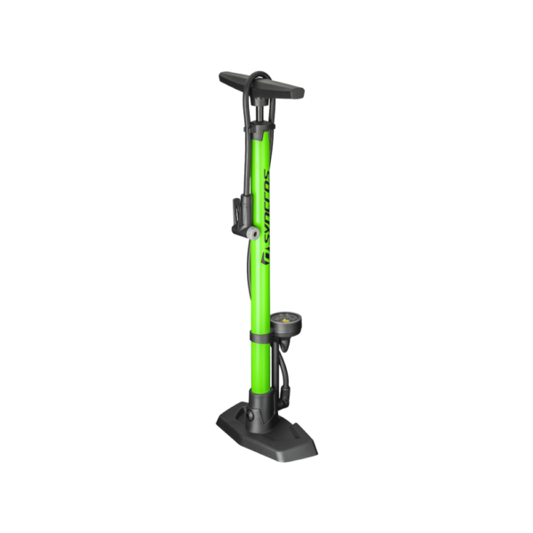 SYNCROS Floor Pump Steel Green