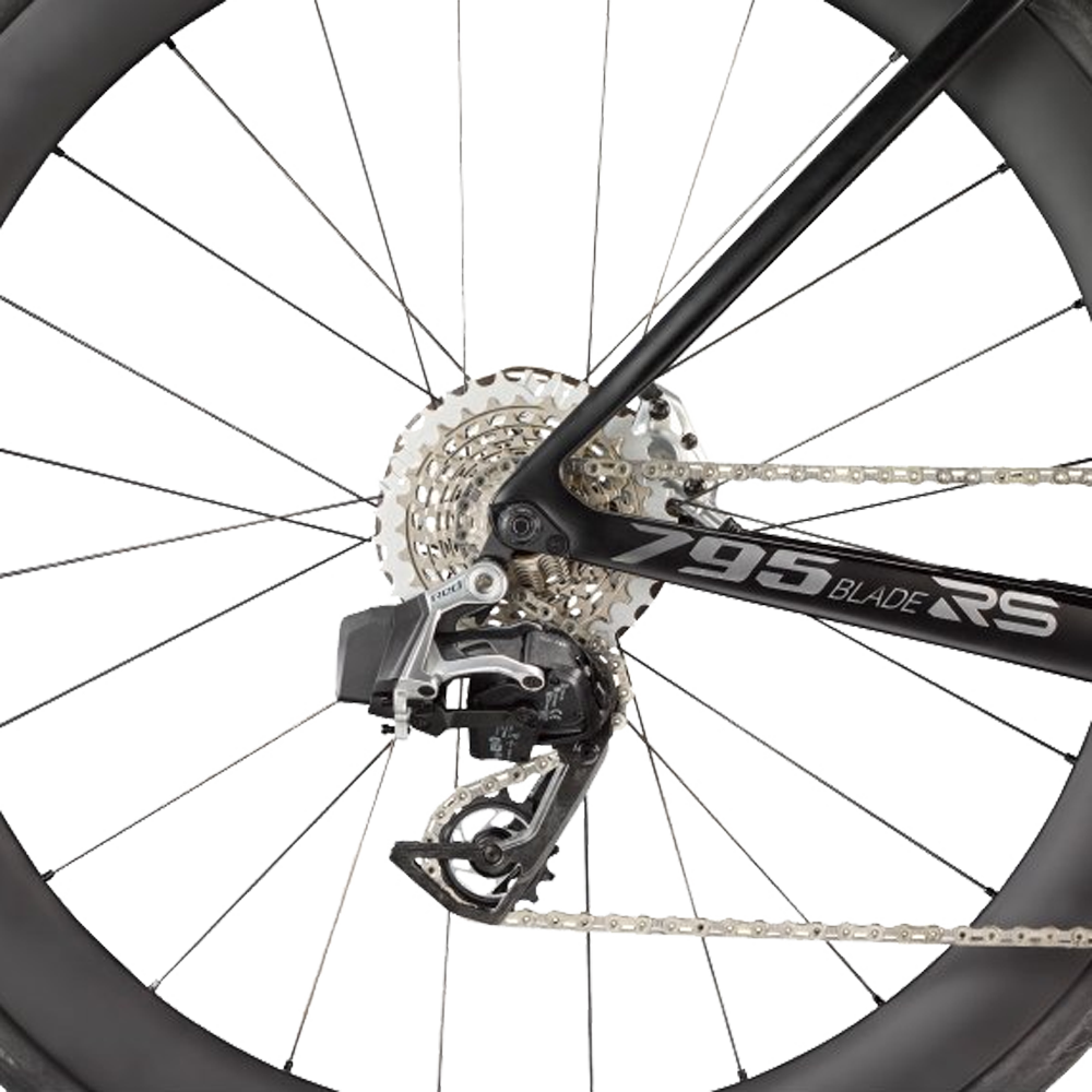 LOOK Bike 795 Blade RS Disc Red AXS | Look R50D | black roaring thunder satin - Image 3