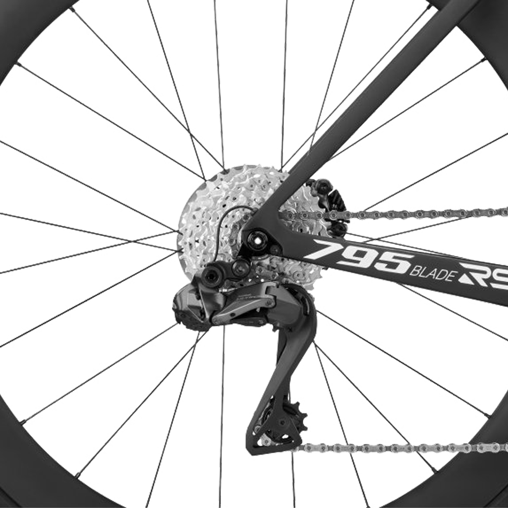 LOOK Bike 795 Blade RS Disc Ultegra Di2 | Look R50D | pro team black satin/black - Image 3