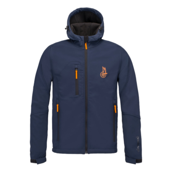 CAMPAGNOLO Jacket Soft-Shell Winged Logo blue