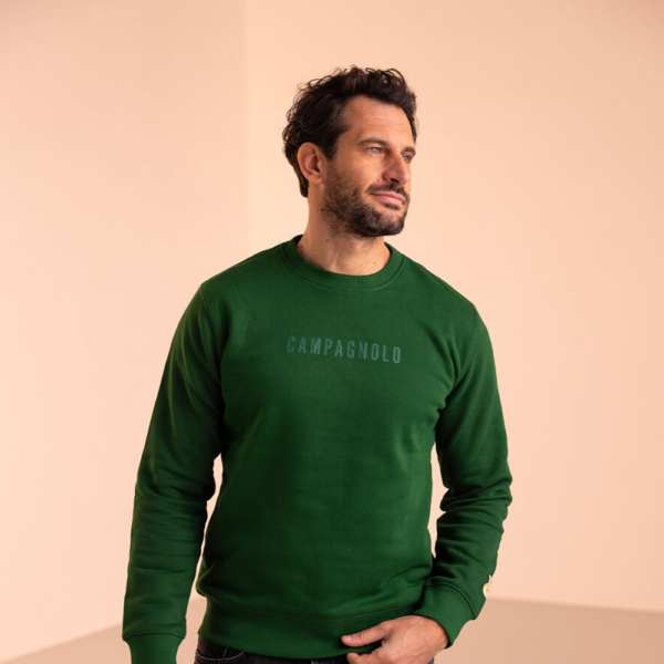 CAMPAGNOLO Jacket Sweatshirt Logo green - Image 4