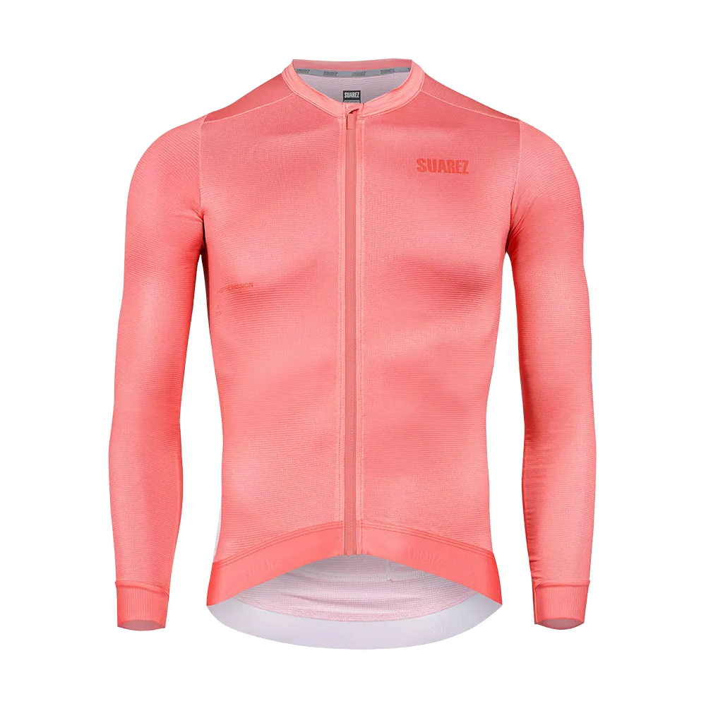 SUAREZ Jersey L/SL Performance Rapid Men coral