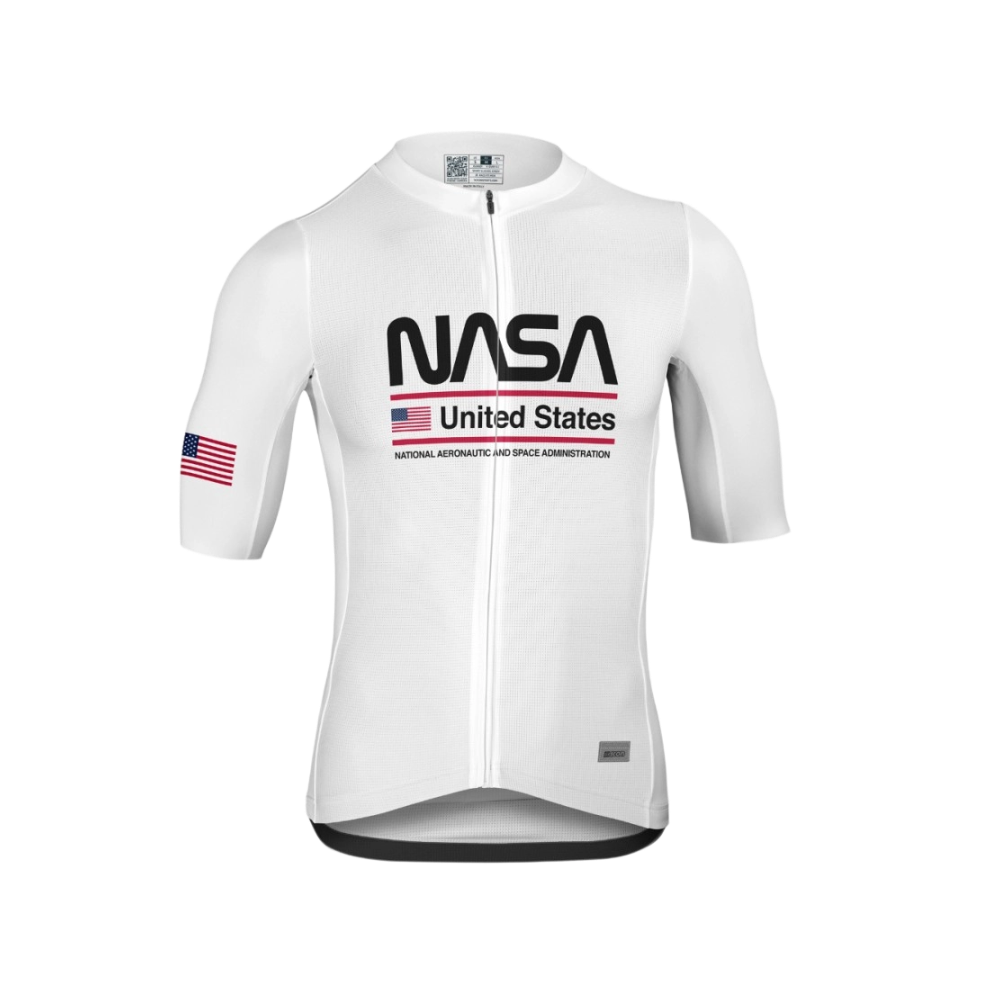 SCICON Jersey S/SL Space Agency X-Over, Capsule 02 white