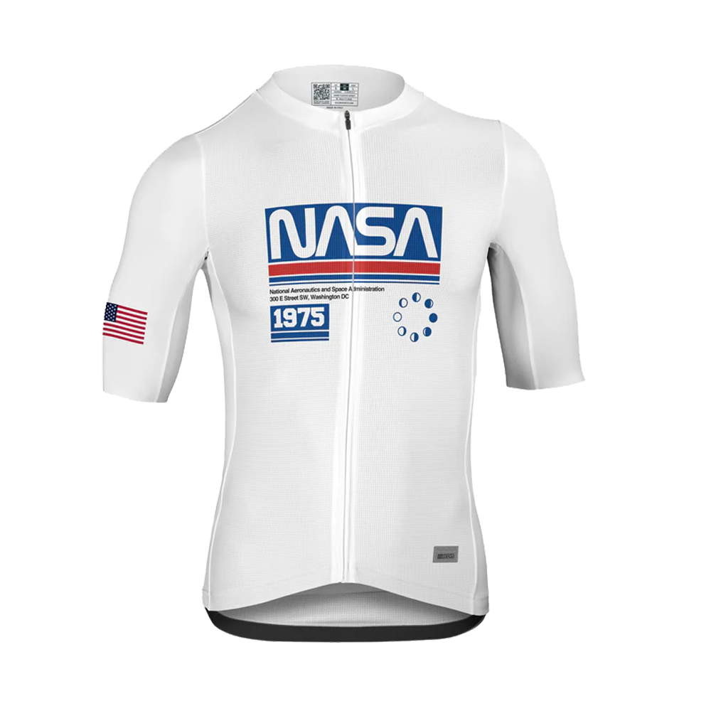SCICON Jersey S/SL Space Agency X-Over, Capsule 06 white
