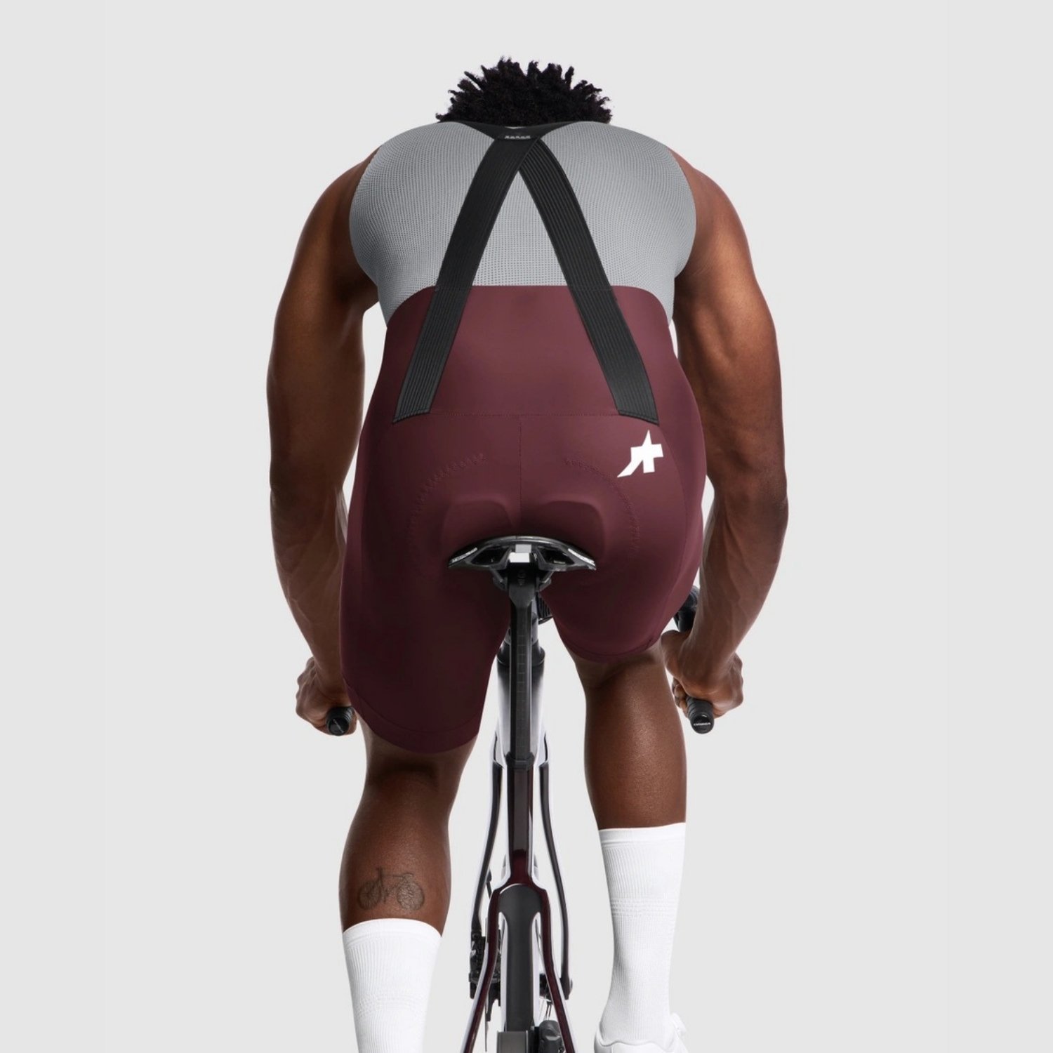 ASSOS Bib Shorts MILLE GT S11 burgundy red - Image 8