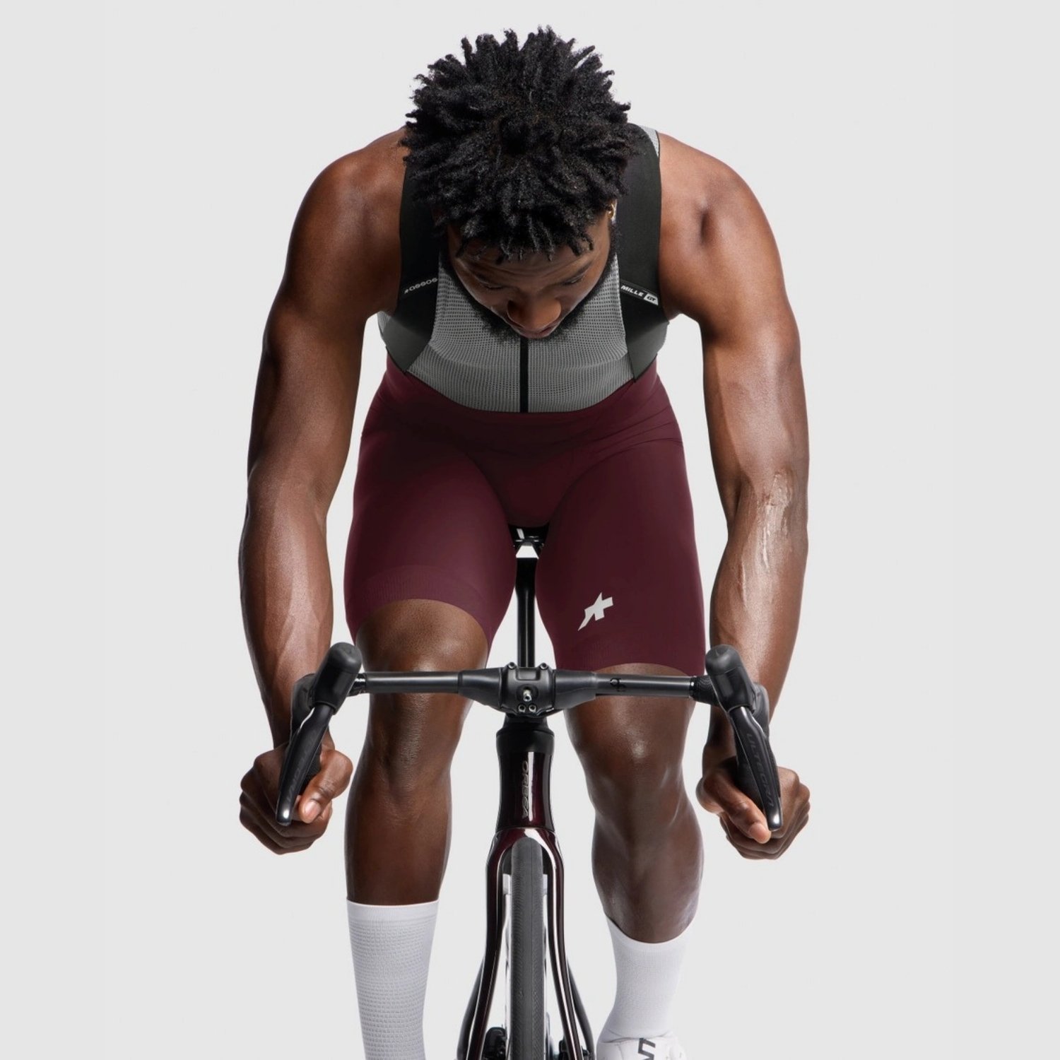 ASSOS Bib Shorts MILLE GT S11 burgundy red - Image 7