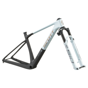 Scott Frame+Fork Scale RC World Cup cumulus white/carbon black