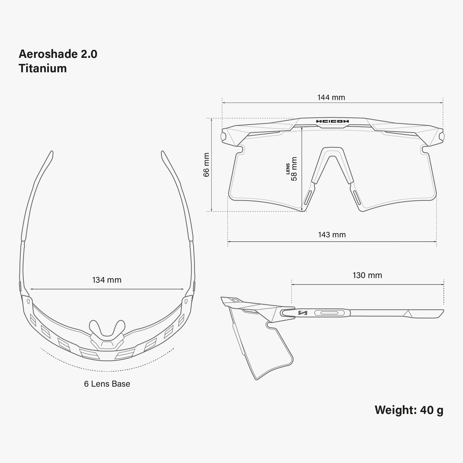SCICON Eyewear Aeroshade 2.0 Titanium 5 TOUR - Image 8