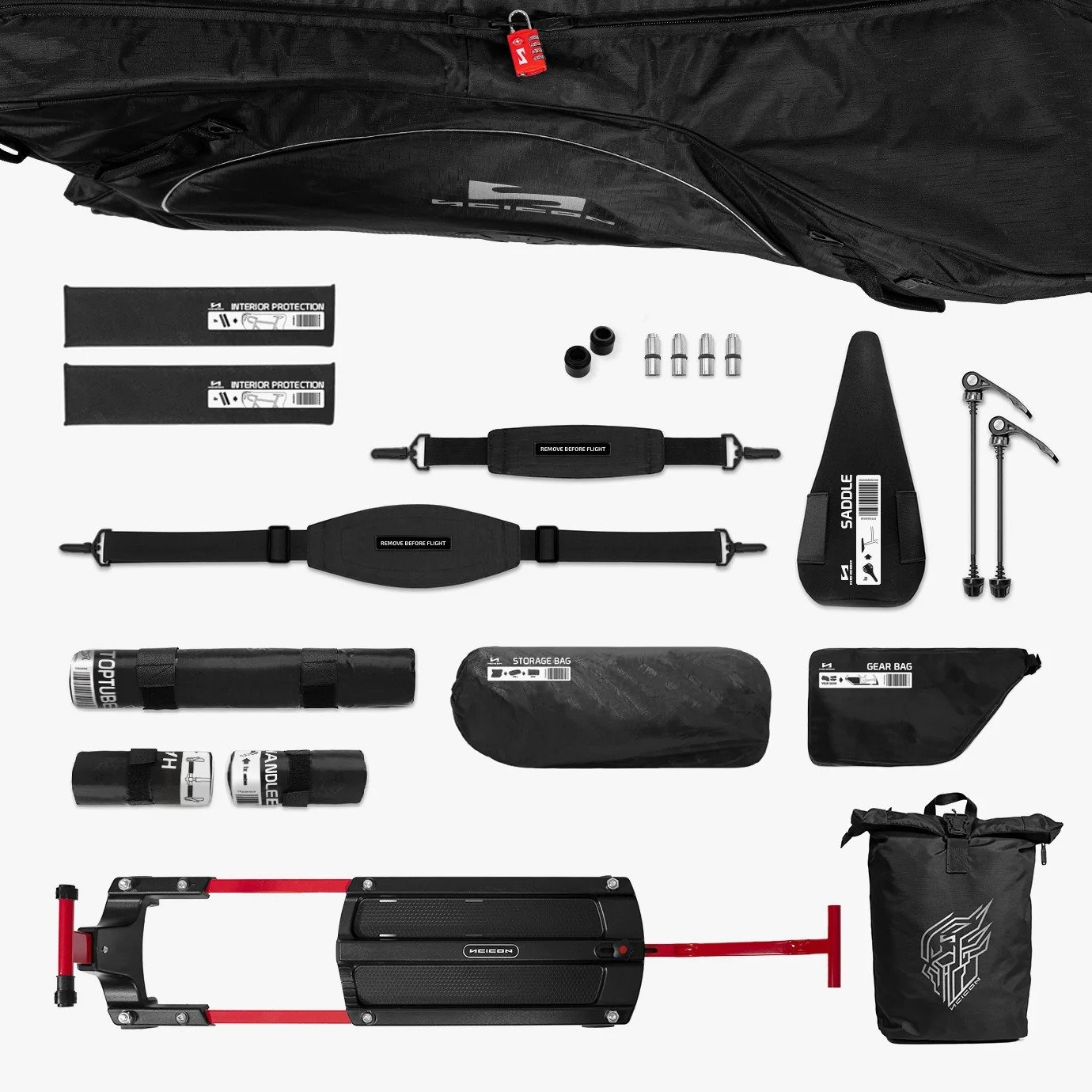 SCICON Bike Bag AEROCOMFORT ROAD 3.1 TSA (Incl. Roll Top) - Image 9
